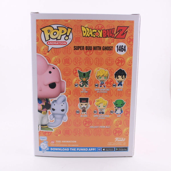 Funko Pop Dragon Ball Z Super Buu with Ghost CHASE Glow Chalice Exclusive #1464