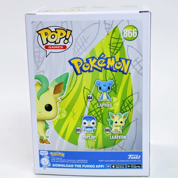 Funko Pop! Games Pokemon Leafeon Vinyl Figure # 866 Eevee Evolution