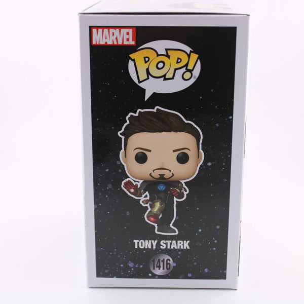 Funko Pop Marvel Iron Man 3 Tony Stark Suit-Up GITD Vinyl Figure #1416 Exclusive