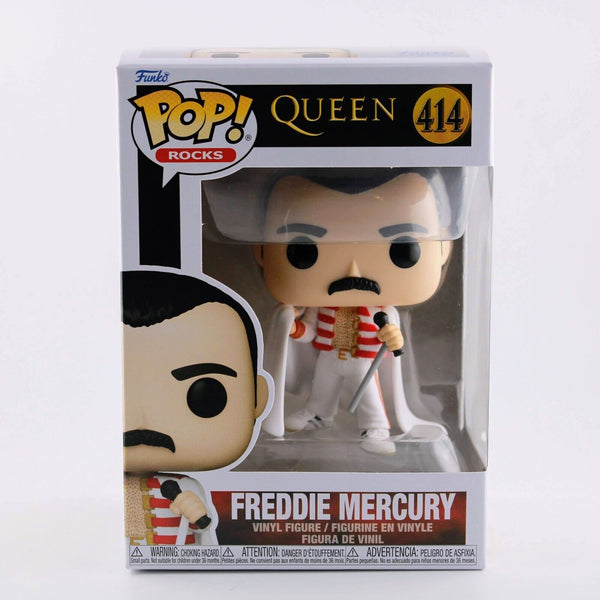 Funko Pop Rocks Music - Queen Freddie Mercury with Cape Vinyl Figure - #414