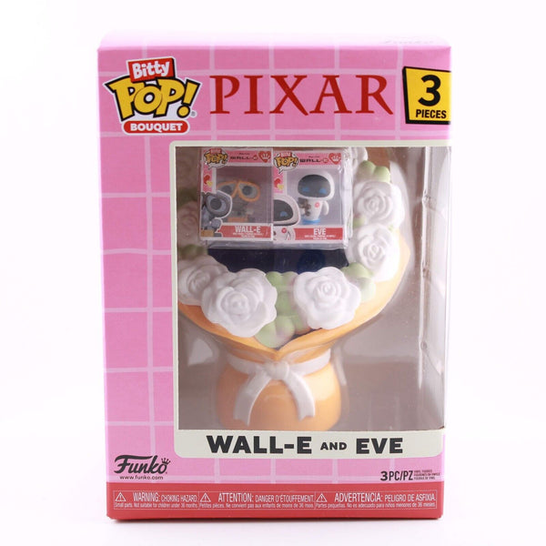 Funko Bitty Pop Wall-E Valentines - Wall-E and Eve - Mini-Figure Bouquet