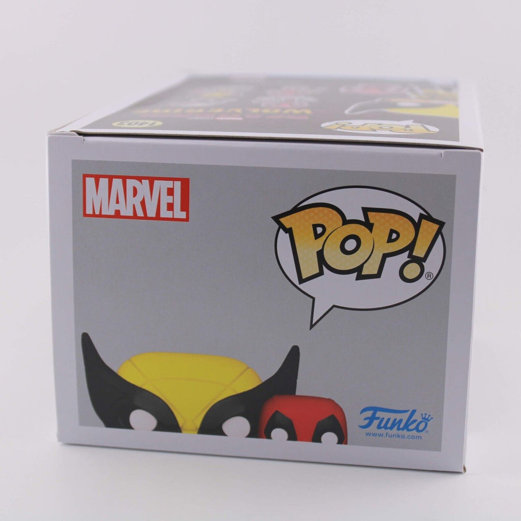Funko Pop! Wolverine With Babypool #1403 - Figura Vinile Marvel Deadpool, Nuova, Collezionabile, Alta Circa 9 Cm