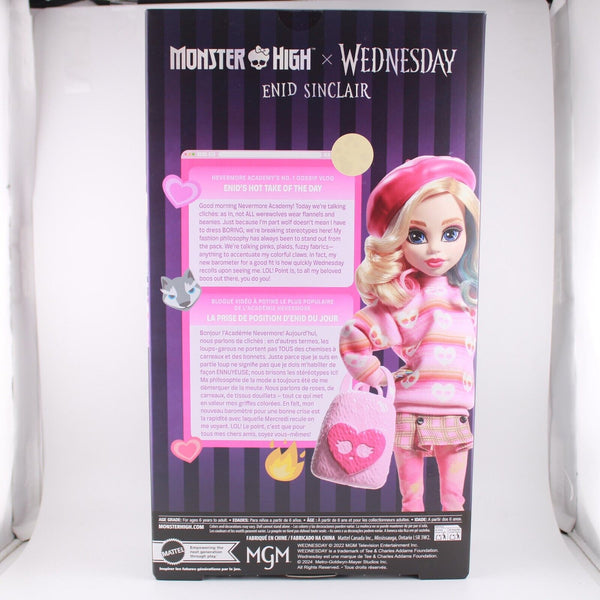 Monster High X Wednesday - Enid Sinclair Dress Doll - Mattel 2024
