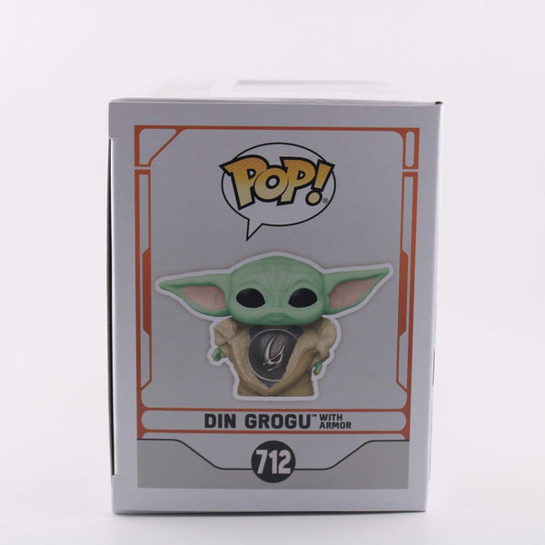 Funko Pop Star Wars The Mandalorian Din Grogu With Armor Vinyl Figure #712