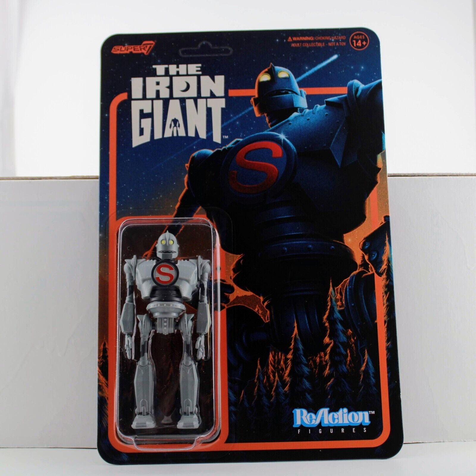 The Iron Giant ( Super Version ) 3.75" ReAction Action Figure Super7