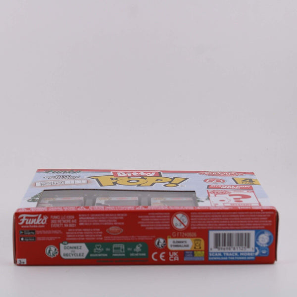 Funko Pop Rudolph Red Nosed Reindeer - Santa / Mrs Claus / Hermey Bitty 4 Pack