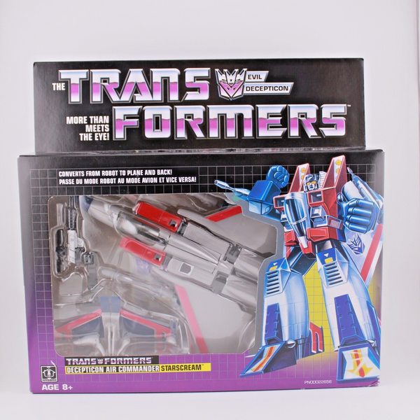 Transformers Starscream G1 Retro - Walmart Reissue Decepticon Figure
