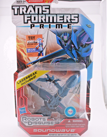 Transformers Prime Robots in Disguise - Soundwave - Deluxe Class w/ Laserbeak