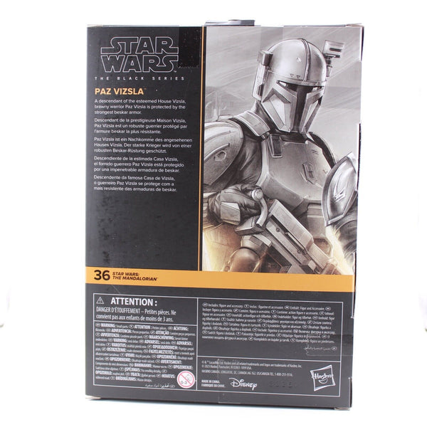 Star Wars: The Mandalorian - Black Series - Paz Vizsla 6" Action Figure