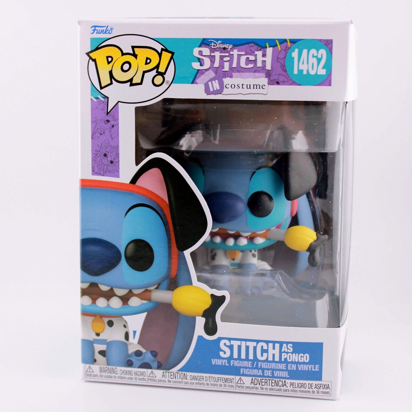 Funko Pop Disney Lilo & Stitch in Costume - Stitch as Pongo #1462