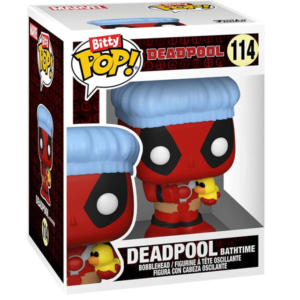 Funko Pop Bitty Deadpool - Bathtime / Supper Hero / Flamenco 4-Pack - Series 2