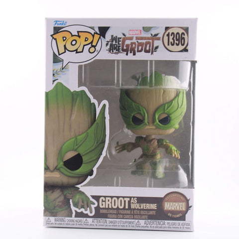 Funko Pop Marvel - We are Groot - Groot as Wolverine - Vinyl Figure - #1396