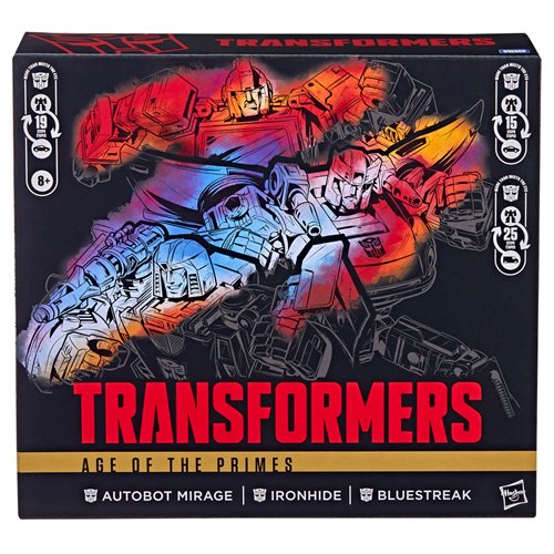 Transformers Generations Age of the Primes Selects Mirage, Ironhide, and Bluestreak Set