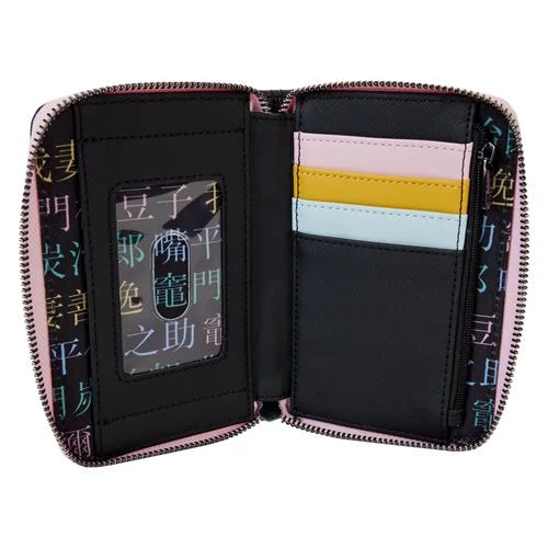 Loungefly Demon Slayer Group Zip-Around Wallet