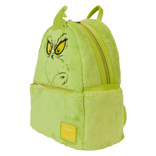 Loungefly Dr. Seuss Plush Grinch Light-Up Cosplay Mini-Backpack