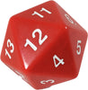 Koplow Games Red Jumbo Dice D20 Count Down 55mm Dice