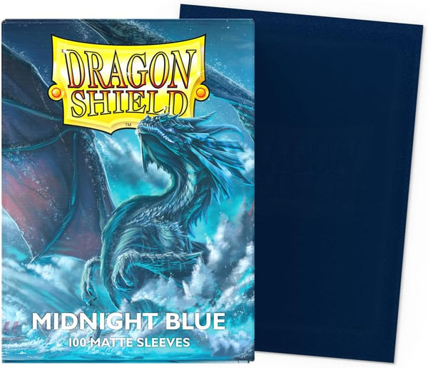 Dragon Shield Card Sleeves Matte Midnight Blue 100 ct Sleeves