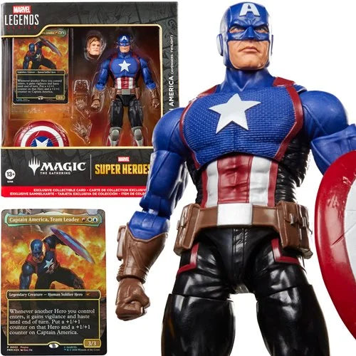 Magic the Gathering Marvel Super Heroes Captain America Avengers Twilight 6 Inch Marvel legends Figure