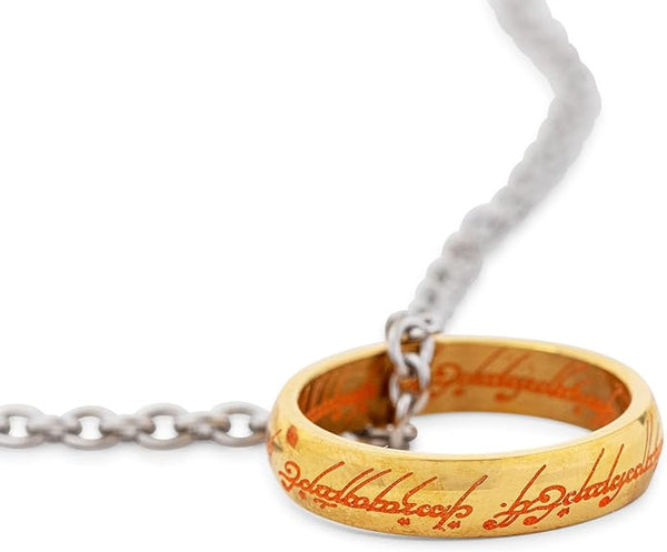 The Lord Of The Rings One Ring Replica On Chain - Display Piece Jewelry