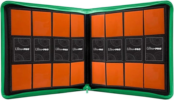 Ultra Pro PRO Green Zippered 12-Pocket Binder