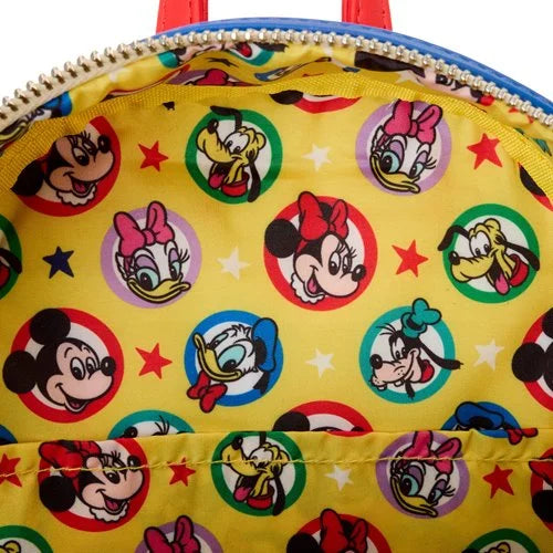 Loungefly Mickey and Friends Classic Mini-Backpack and Ear Headband Set