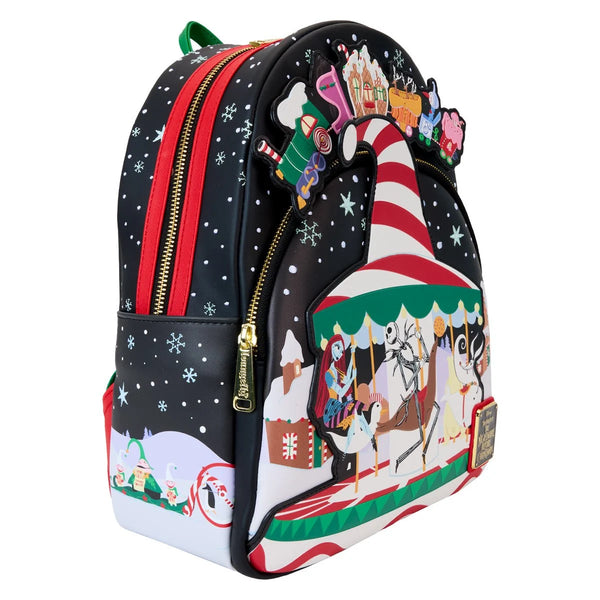 Loungefly The Nightmare Before Christmas Journey to Christmas Town Mini-Backpack