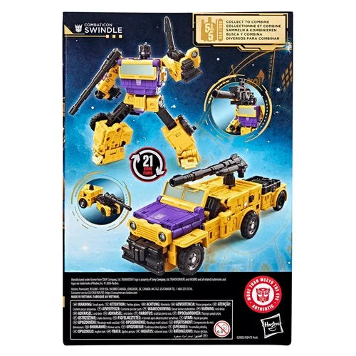 Transformers Generations Age of the Primes Swindle Voyager Class Action figure