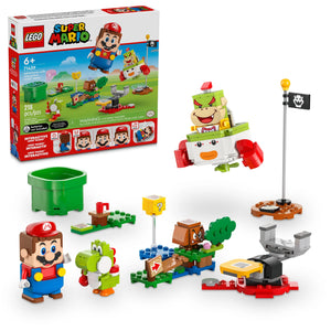 LEGO Super Mario Adventures with Interactive Mario, Bowser Jr.’s Clown Car Playset Vehicle - 71439