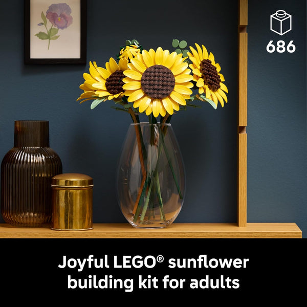LEGO Botanicals Sunflower Bouquet - Artificial Flowers Building Set - 11502