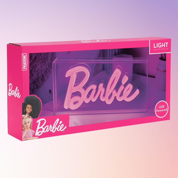 Paladone Barbie Logo LED Neon Pink Sign