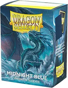 Dragon Shield Card Sleeves Matte Midnight Blue 100 ct Sleeves