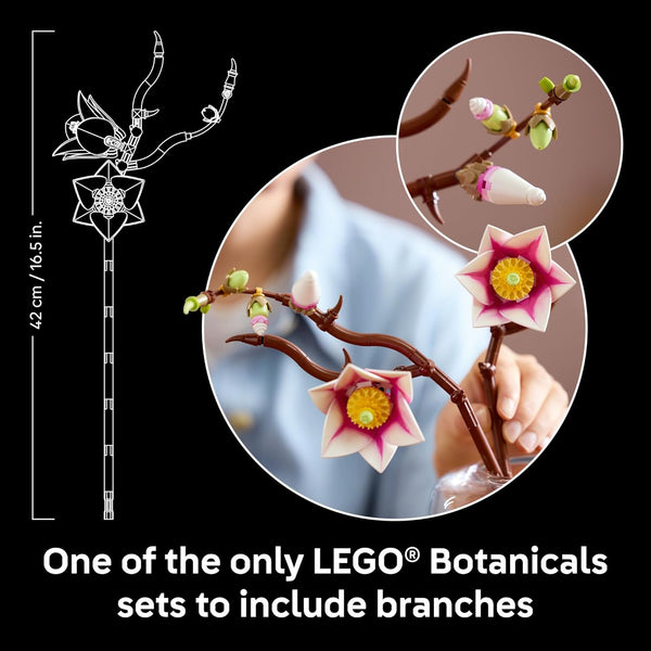LEGO Botnaical Magnolia Branches - Artificial Flowers Building Set - 11510