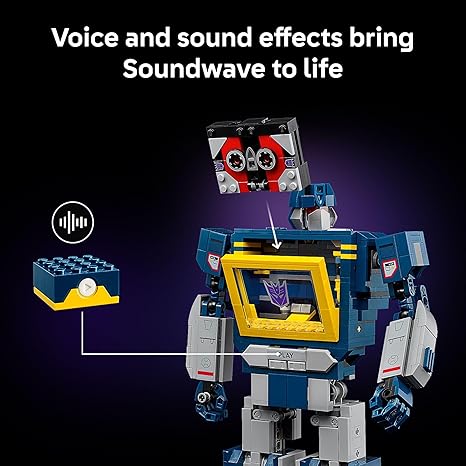 LEGO Icons Transformers: Soundwave - Building Set W/Sound Effects