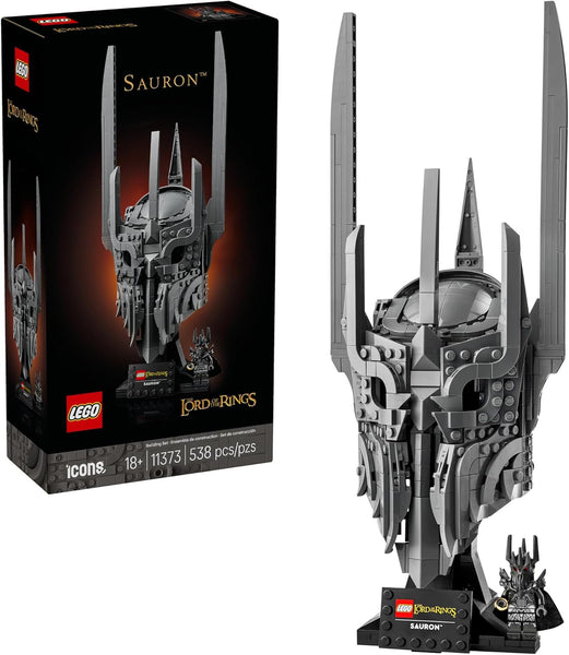 LEGO Lord of the Rings Sauron's Helmet - Building Set for Adults W/Sauron Minifigure - 11373
