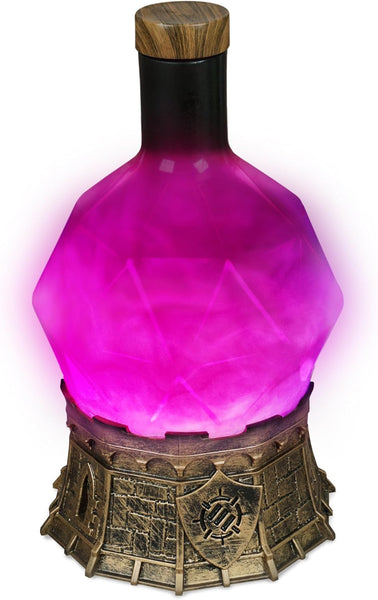ENHANCE Gaming Sorcerer's Potion Light with Swirling Mystical Brew - Potion Bottle Mood Light Prop