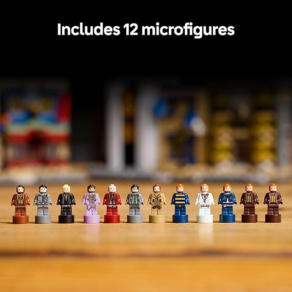 LEGO Harry Potter Diagon Alley Wizarding Shops Building Set for Adults - Collectible Kit for Harry Potter Fans with 12 Microfigures - Gift Idea for Men, Women, Fans - 76444