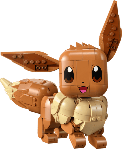 LEGO Pokemon Eevee - Gaming Buidling Set for Adults - Posable Figure - 72151