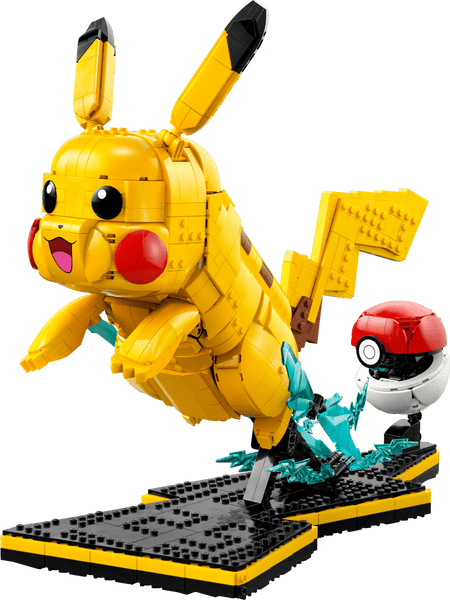 LEGO Pokemon Pikachu and Poke Ball - Gaming Building Set for Adults - Cutomizable Figure - 72152