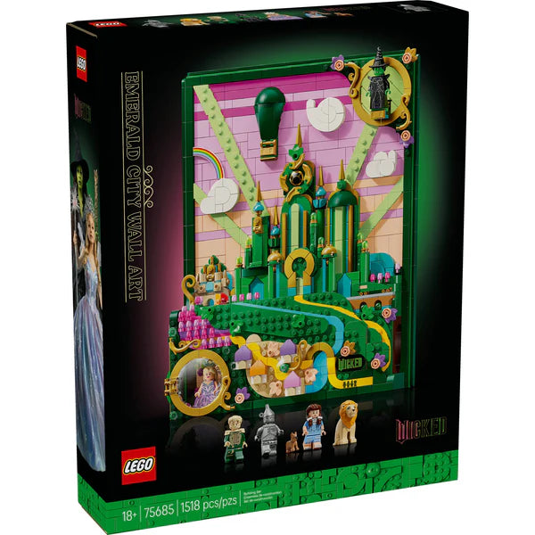 Lego The Wizard of OZ Emerald City Wall Art 75685