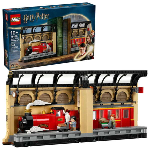 LEGO Harry Potter Book Nook: Hogwarts Express Building Set - Bedroom Shelf Decor 76450