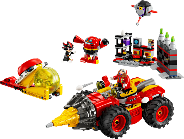 LEGO Sonic The Hedgehog: Super Sonic vs. Egg Drillster Gaming Toy with Shadow and Dr. Eggman - 76999