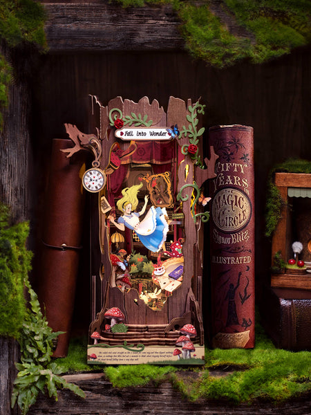 Hands Craft - DIY Miniature Book Nook Kit: Fall into Wonder