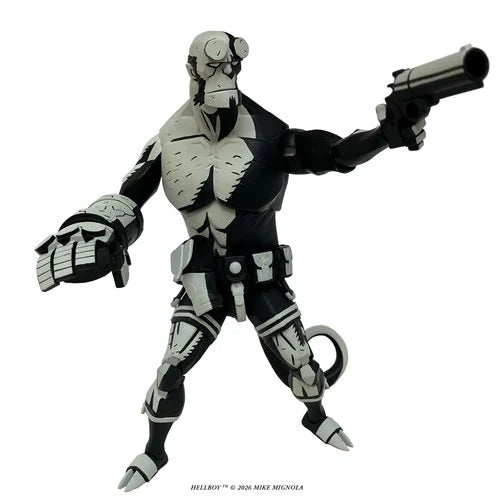 Boss Fight Studio Hellboy Black and White Entertainment Earth Exclusive 1:12 Scale Action Figure