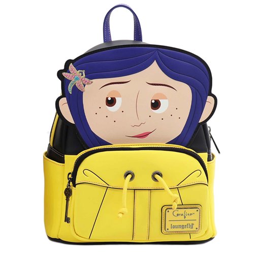 Loungefly Coraline Raincoat Cosplay Mini Backpack