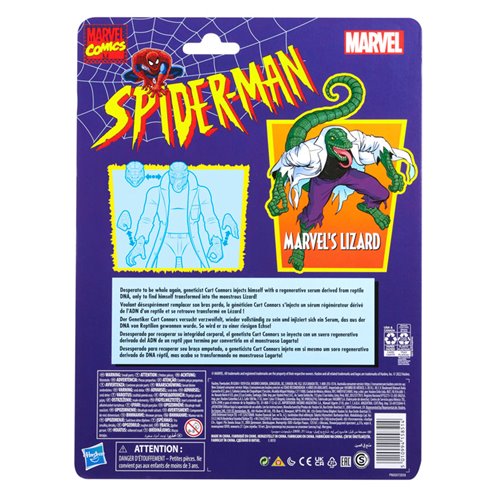 Marvel Legends Spider-Man Lizard 6-Inch Retro Action Figure