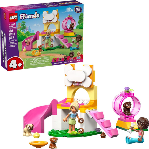 LEGO Friends Puppy Playground Includes 3 Dog Toys, & 2 Minidolls 42665