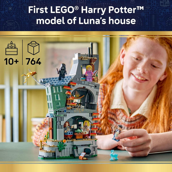 LEGO Harry Potter Luna Lovegood’s House - Building Toy W/Luna's Hare Patronus - 76467