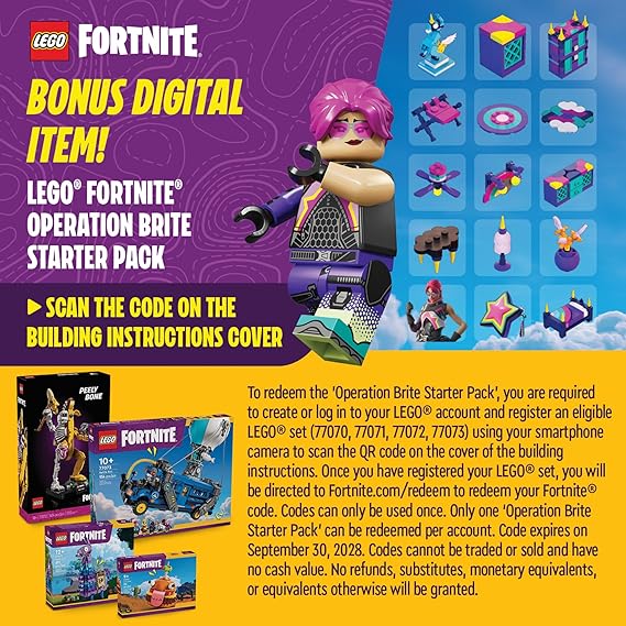 LEGO Fortnite Supply Llama Building Set - Kids Toy for Gamers, Ages 12+ - Display Model, Collectible Fortnite Toy - Gift for Boys & Girls - 77071