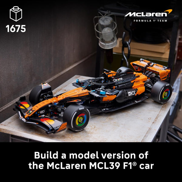 LEGO Technic Mclaren MCL39 F1 Car - Building Set for Adults - Authentic Details - 42228