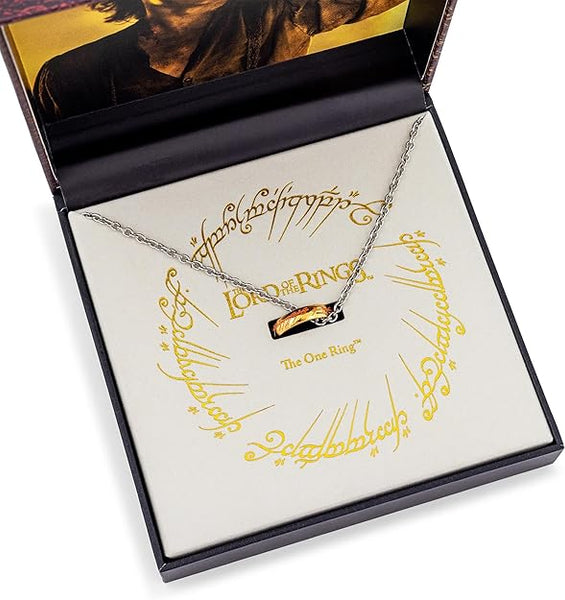 The Lord Of The Rings One Ring Replica On Chain - Display Piece Jewelry